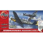 1/72 Supermarine Spitfire Mk.Vc vs Bf109F-4 Dogfighat Double