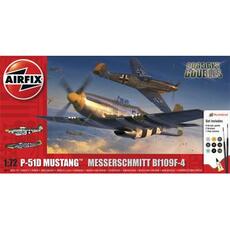 1/72 P-51D Mustang vs Bf109F-4 Dogfight Double