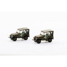 1/87 Set mit 2 Willy\'s Armee-Jeep M38A1