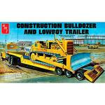 1/25 Lowboy Trailer & Bulldozer Combo