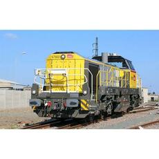 Akiem SCNF Reseau, Diesellokomotive Vossloh DE 18,gelb/grau