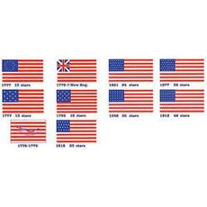 US-Flaggen, 1/2 x 1