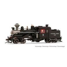 Heisler Dampflokomotive, Modell mit 2 Drehgestellen, Pickering Lumber Corp. #3