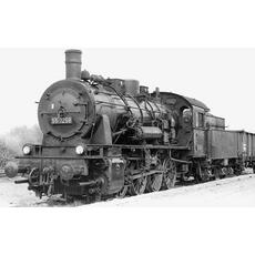 DR, Dampflokomotive mit Schlepptender 55 7254