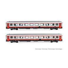 FS, 2-tlg. Set 1. Klasse Wagen Gran Confort, Progetto 901, Frecciabiancamit roten Einstiegen.