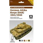 Farb-Set, Deutsch Afrika-Korps 41/42, 6 x 8 ml