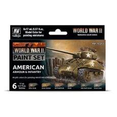 Farb-Set, US-amerikanische Panzerung und Infanterie, WWII