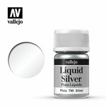 Silber, Auf Alkoholbasis, Metallic, 35 ml