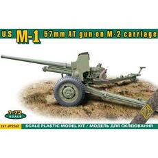 US M-1 57mm AT gun on M-2 carriage in 1:72