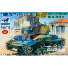 Crusier Tank Mk.II/IIA/IIA CS British Crusier Tank A10 Mk.I/IA/IA (3in1)