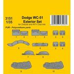 Dodge WC-51 Stowage and Seat Cushions / for Zvezda and other kits in 1:35