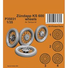 Zündapp KS 600 Wheels in 1:35