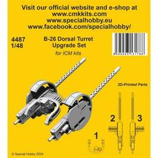 B-26 Dorsal Turret Upgrade Set / for ICM kit in 1:48