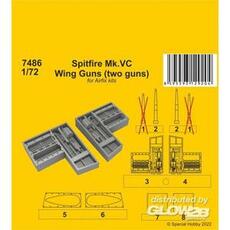 Spitfire Mk.VC Wing Guns (two guns) / for Airfix kit in 1:72