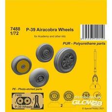 P-39 Airacobra Wheels and Front Leg in 1:72