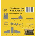 P-39Q Airacobra Nose Armament / for Arma Hobby kit in 1:72