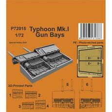 Typhoon Mk.I Gun Bays Correction Set / for Airfix kit in 1:72
