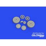SBD-5 wheels for ACCURATE MINIATURES/REVELL in 1:48