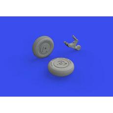 A6M3 wheels for EDUARD in 1:48