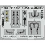 F-35A seatbelts STEEL 1/48 for TAMIYA in 1:48