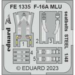 F-16A MLU seatbelts STEEL 1/48 KINETIC in 1:48