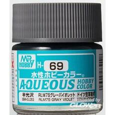 Aqueous wässrige Hobbyfarben (10 ml) RLM75 Grau