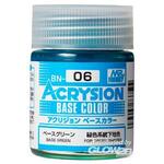 Mr Hobby -Gunze Acrysion Base Color (18 ml) Base Green