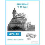 Ketten für Sherman T 48 Typ in 1:35