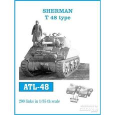 Ketten für Sherman T 48 Typ in 1:35