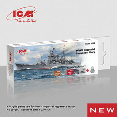 Acrylic Paint Set for WWII Imperial Japanese Navy 6 x12 ml