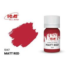 RED Matt Red bottle 12 ml