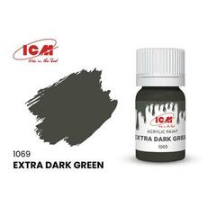GREEN Extra Dark Green bottle 12 ml