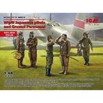Japanese pilots and Ground Personnel WWII (100% new molds) in 1:48