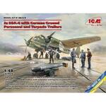 Ju 88A-4 with German Ground Personnel and Torpedo Trailers in 1:48