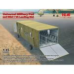 Universal Military Pod with M8A1 US Landing Mat in 1:35