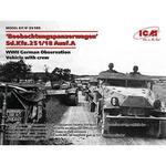 \'Beobachtungspanzerwagen\' Sd.Kfz.251/18 Ausf.A, WWII German Observation Vehicle with crew in 1:35