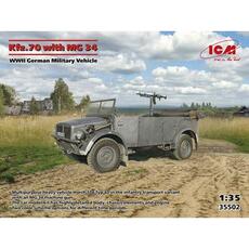 Kfz.70 with MG 34, WWII German Military Vehicle in 1:35