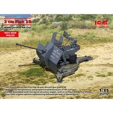 Flak 38, WWII German AA Gun (100% new molds) in 1:35