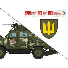 Chevrons of Personnel and Camouflage of Military Vehicles of the Ukrainian Army in 1:35