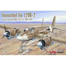 Henschel Hs- 129B-2 with cannon MK 101& MK103 in 1:48