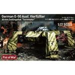 Fist of war, WWII germany E50 with flak 38 anti-air tank in 1:72