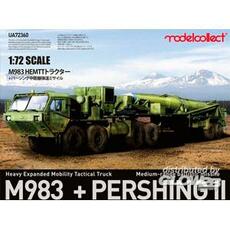 USA M983 Hemtt Tractor With Pershing II Missile Erector Launcher new Ver. in 1:72