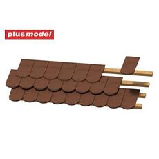 Roof tiles smooth 140pcs in 1:35