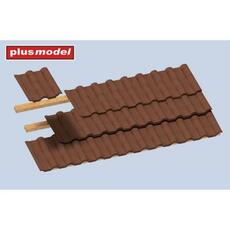 Roof tiles corrugated 84 pcs in 1:35