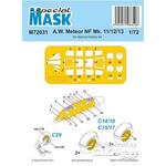 A.W. Meteor NF Mk.11/12/13 MASK in 1:72