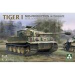 Tiger I Mid-Production w/Zimmerit Sd.Kfz.181 Pz.Kpfw.VI Ausf.E in 1:35