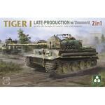 Tiger I Late-Production w/Zimmerit Sd.Kfz.181 Pz.Kpfw.VI Ausf.E Sd.Kfz.181 Pz.Kpfw.VI Ausf.E (Late/Late Command) 2 in 1 in 1:35