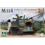 M114 EARLY & LATE w/interior 2in1 in 1:35