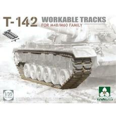 T-142 WORKABLE TRACKS FOR M48/M60 FAMILY in 1:35