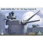 HMS Hood Mk 1 15\"/42 Geschützturm B in 1:72